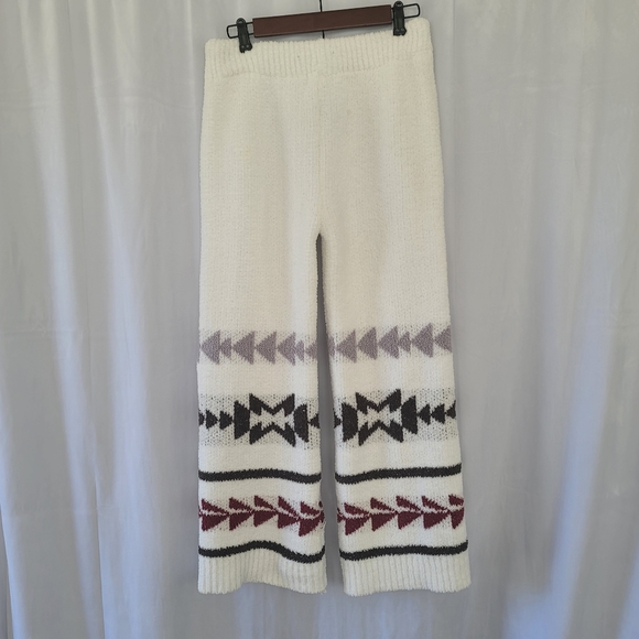 Pol White Aztec Lounge Pants M - Picture 2 of 7